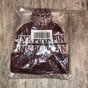 Pink Victoria’s Secret Beenie